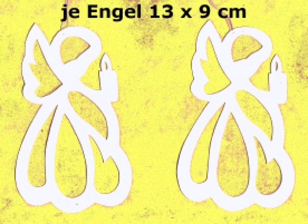 2 kleine Engel in weiß